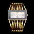 thumbnail image 3 of Women Luxury Cuff Bracelet Rectangular Dial Hollow Analog Quartz Wrist Watch for Ladies, 3 of 4