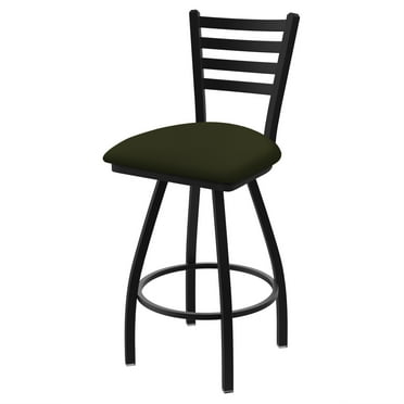 XL 410 Jackie 30" Swivel Bar Stool with Black Wrinkle Finish and Canter Pine Seat