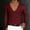Wine, variant on Men's Shirts Long Sleeve V-Neck T-Shirt Lightweight Red Shirts Mens Summer Shirts
