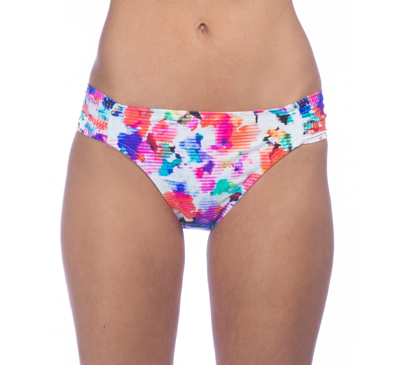 Women's NWT Kenneth Cole Reaction Cabana Cutie Sash Tab Pant Bikini Bottom 
