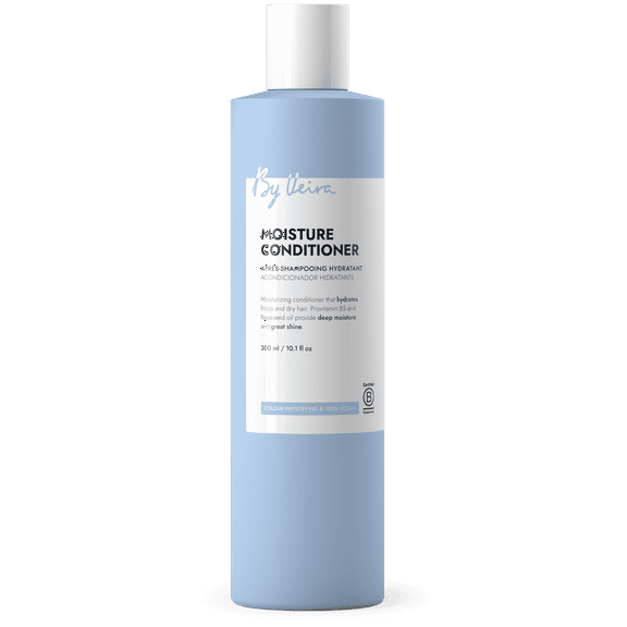 By Veira, Moisture Conditioner 10.1 Fl Oz, For Frizzy/Dry Hair, Provitamin B5 & Rapeseed oil for Moisturising & Great Shine, Colour preserving, 100% vegan & Sulphate/Silicone free