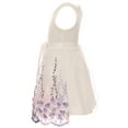 thumbnail image 3 of Big Girl Sleeveless 3D Flowers Embroidered Easter Summer Flower Girl Dress Off White 8 JKS 2125 BNY Corner, 3 of 6