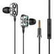 thumbnail image 1 of Auriculares con cable A4, controlador dual, puerto de 3,5 mm, graves, estéreo, deportivos, MABOTO Auricular con cable, 1 of 7