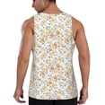 thumbnail image 3 of Haiem Floral1 Men Workout Tank Top Gym Bodybuilding Sleeveless Muscle T Shirts Athletic Tank Breathable Workout Shirt-Large, 3 of 9