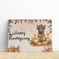 thumbnail image 3 of Happy Thanksgiving Belgian Malinois Welcome Thankful Fall Autumn Pumpkin Horizontal Matte Canvas Poster Sheepdog Dog Lover Gifts Wall Art Home Decor - 02021, 3 of 5