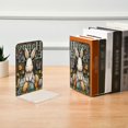 thumbnail image 6 of Wobogo Cute Easter Bunny Acrylic Bookends Clear L-Shaped Book Holder with Non-Slip Pads for Books Files Magazines CD DVD 5.4×4.1×8.1in, 6 of 6