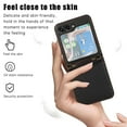 thumbnail image 2 of ELEHOLD Case for Samsung Galaxy Z Flip 6, Shockproof Faux Leather Wallet Phone Case with Shoulder Strap,Black, 2 of 7