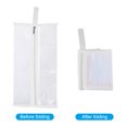 thumbnail image 4 of Uxcell Shoe Bags for Travel, Foldable Transparent Shoes Pouch, White 4 Pack, 4 of 6