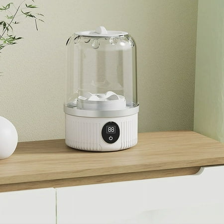 Cevemin Laundry Cup Wireless Portable Mini Washing Machine for Underwear Socks, 2025 Upgrade Automatic Compact Travel Electric Washer with Gentle Care, Energy Efficient Small Home Appliance