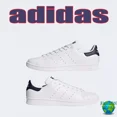 thumbnail image 1 of Adi - das Men's Stan Smith Shoes Size 10 M20325 Core White /Core White /Dark Blue, 1 of 6