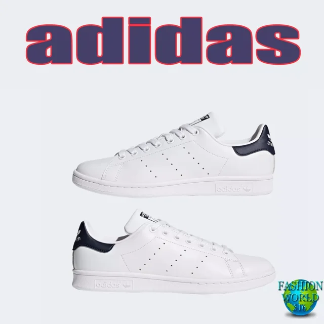 Adi - das Men's Stan Smith Shoes Size 10 M20325 Core White /Core White /Dark Blue