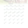 thumbnail image 2 of DESIGNICE 60pcs Medical Invisible Nose Nail Nose Ring Clear Transparent Nose Ring Stud (S Shape, Bent Shape and Straight Shape for Each 20pcs), 2 of 4