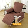thumbnail image 4 of Lavish Cover 100% Waterproof Recliner Chair Cover, 1 Piece Non-Slip Recliner Chair Slipcovers, Washable Furniture Protector with Pockets & Elastic Straps for Kids Pets, 28 inch, Dark Gray, 4 of 10