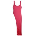thumbnail image 7 of Karymi Womens T Shirts Scoop Neck Long Sleeveless Cami Top, Side Ruched High Slit Maxi Tank, Sleeveless Tunic Vest T Shirts for Women, 7 of 7