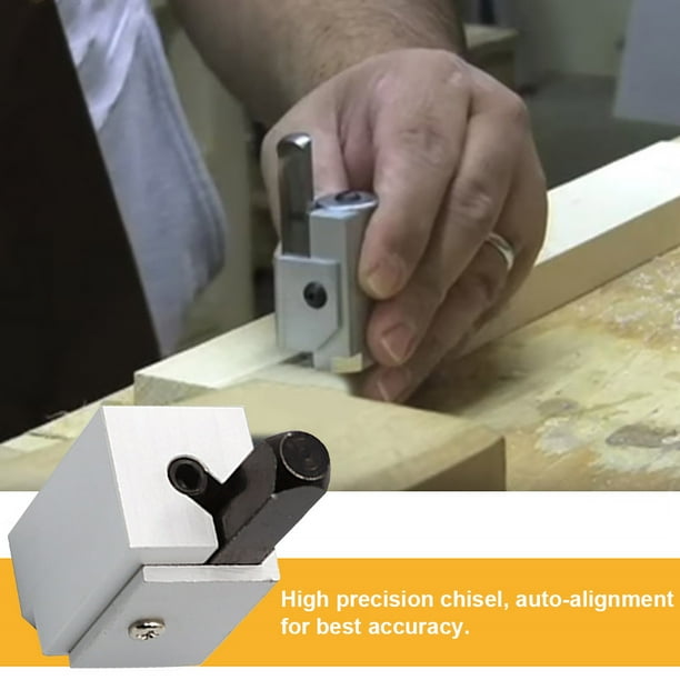 Smilepp Small Woodworking Right Angle Punch for Chisel Wood