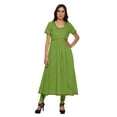 thumbnail image 1 of Moomaya Kurti Longue Bollywood de Designer pour Femmes, Kurta Maxi Unie, Hauts à Fente avant, 1 of 6