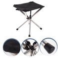 thumbnail image 3 of HLONK Chaise de Camp Pliante en Acier Inoxydable 1Pcs 11.8x10.6 Po, 3 of 8