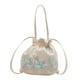 thumbnail image 4 of Bolso de hombro de Hanfu lindo bolso de cubo con cordón para celebración regalo de mujeres Azul, 4 of 7