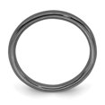 thumbnail image 2 of 925 Sterling Silver Black Plated Stackable Ring Smooth, 2 of 8
