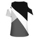 thumbnail image 4 of Camisas de Manga Corta para las Mujeres Blusa de Cuello Redondo de Impresión Casual, Top de Algodón de Imitación Ligero para el Hogar, el Uso Diario Y las Cuatro Estaciones, 4 of 4