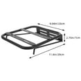 thumbnail image 2 of WEUVEB 1Set Iron Motorcycle Rear Luggage Rack for Load-bearing and Stability 11.4x9.1x2.8in, 2 of 8