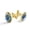 Color 1, variant on Men's Classic Stainless Steel, Blue Turtles Wave Stripe Pattern Cufflinks Business Wedding Shirts, Golden