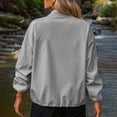 thumbnail image 4 of Maplenight Windproof Jackets for Women Waterproof Windbreaker Jacket Full Zip Up Lightweight Outdoor Hiking Travel Outerwear with Pockets, 4 of 8