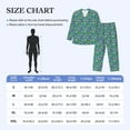 thumbnail image 4 of Honeii Cars Transportation Pattern Mens Pajamas Set,2pcs Men's Lounge Long Sleeve Sleep Shirt and Pajama Bottoms Sleepwear Set,Mens Pjs Sets-X-Large, 4 of 7