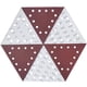 thumbnail image 1 of 30 Piezas de Papel de Lija Triangular de Hebilla de 11-1/4 Pulgadas para Lijadora de Paneles de Yeso - 5 Piezas Cada 60 80 100 120 150 240 Papel de Lija, 1 of 5