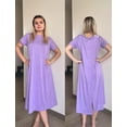 thumbnail image 4 of Pinspark Hospital Gowns for Women Labor Delivery Shoulder Surgery Dress Adaptive Clothing Night Robes for Elderly Plus Size, 4 of 6