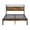 Black#9, variant on Bed Frames Queen Size Metal Bed Frame with Headboard Charcoal Grey,Adjustable Bed Base