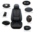 thumbnail image 3 of Leather Seat Covers for Subaru Most 98% Cars SUVs,Premium Car Seat Covers Full Set,Waterproof Car Seat Protectors with Airbag,Comfort Interior Cover Seats for Cars(Black+Blue), 3 of 6