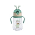 thumbnail image 1 of Botella de agua con pajita para niños de 460 ml, bonita taza con pajita y cierre de seguridad, asa portátil para guarderías, escuelas y camping., 1 of 12