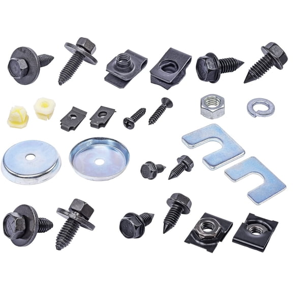 JEGS Front End Bolt Kit for 1964-1967 Chevy Chevelle, El Camino [Black Finish]