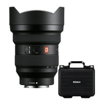Sony FE 12-24mm f/2.8 G Master Full-Frame Ultra-Wide Zoom Lens (Black) Bundle with Weatherproof Hard Case (2 items)