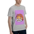 thumbnail image 2 of Bingfone Corgi In Sushi Roll Men'S Loose Fit Short-Sleeve Pocket T-Shirt, 2 of 7