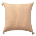thumbnail image 3 of Ox Bay Brinley Orange Striped Ultra-Soft Turkish Cotton Adult Decorative Throw Pillow, 3 of 9