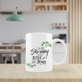 thumbnail image 3 of Funny Christian Mugs Cup,In The Morning When I Rise Give Me Jesus Ceramic Mug-11oz Coffee Milk Tea Mug Cup,Christian Faith Mugs,Gifts for Christian Women Men Teens Girls Boys, 3 of 5