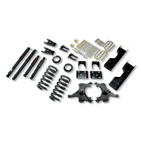 Belltech LOWERING KIT WITH ND2 SHOCKS Fits select: 1992-1998 CHEVROLET GMT-400 C1500, 1992-1998 GMC SIERRA C1500