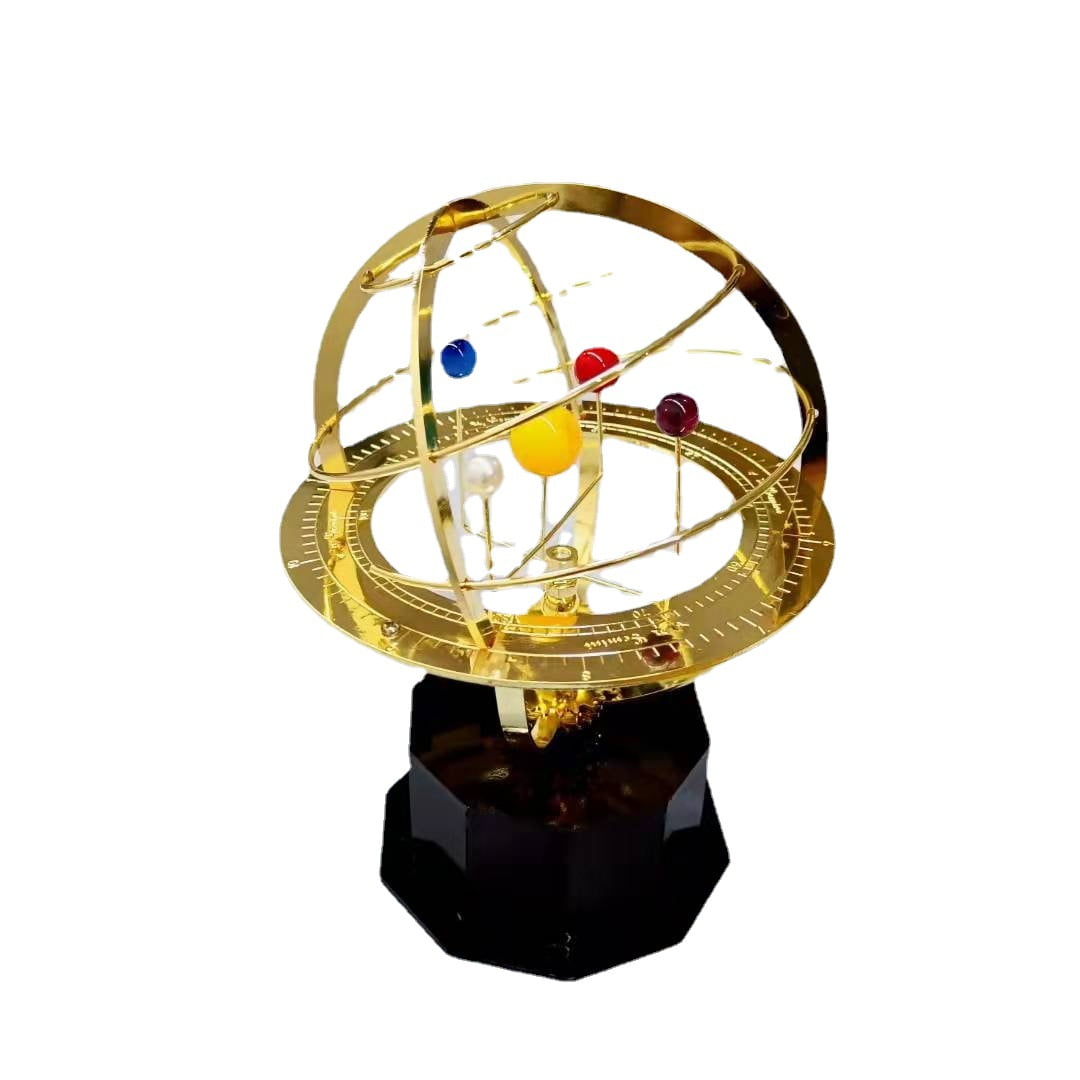 Grand Orrery Model Of The Solar System, Rotating Solar System Metal
