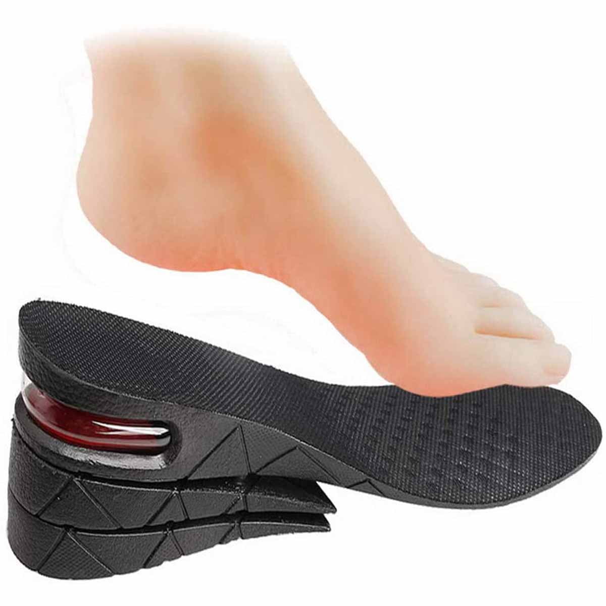 Men Women Invisible Height Increase Insoles Heel Lift Taller Shoe Inserts Pad US 
