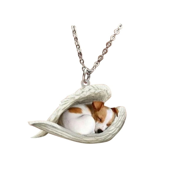 Sentmoon Deals of the Day Clearance Prime Sleeping Angel Stainless Steel Necklace Gifts For Family And Friends, Small And Easy To Wear Without Touching Deals of the Day Clearance Prime