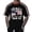 Black, variant on Outdoor Top for Men Graphic Print Short Sleeve Street Style Mens Sprimg Clothing,Black,XL