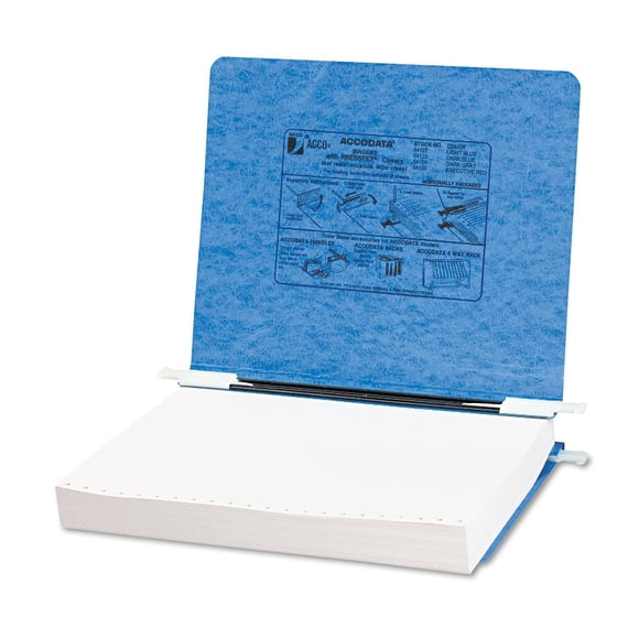Carpeta de datos colgante ACCO, cartulina prensada, 8.5 x 11 pulgadas, azul claro