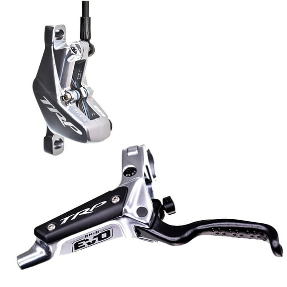 TRP DH-R EVO HD-M846 Disc Brake and Lever - Front, Hydraulic, Post Mount, Silver