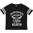 thumbnail image 3 of Inktastic Handpicked for Earth by My Cousin in Heaven with Angel Wings Boys or Girls Toddler T-Shirt, 3 of 5