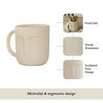 thumbnail image 6 of Ellementry Moai Ceramic Coffee Mug Set of 2 – Handcrafted Stoneware Mugs with Sculpted Faces – Artistic Drinkware & Unique Sculpted Cups for Hot Beverages – Microwave & Dishwasher Safe, 6 of 7