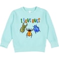 thumbnail image 2 of Inktastic I Love Bugs Toddler Sweatshirt, 2 of 4