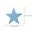 thumbnail image 2 of KHBUAB 80Pcs Five-pointed Star Paper Stars Glittering Star Adornment Various Parties Classroom Decoration, 2 of 8