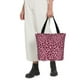 thumbnail image 5 of Disketp Rose Leopard Print Bolsa de Hombro Casual para Mujer, Bolso Cruzado para Compras, Viajes y Uso Diario, 5 of 6